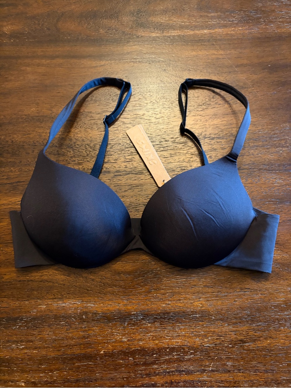 SKIMS Ultimate Push Up Plunge Bra Black Size 32B NWT
